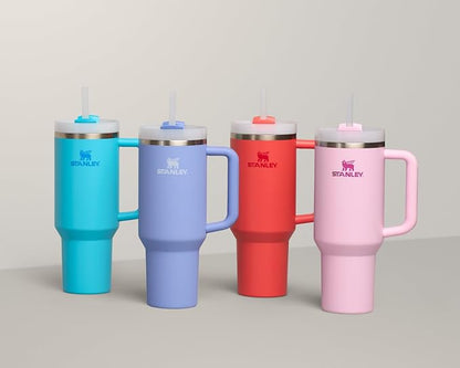 STANLEY Quencher H2.0 Tumbler with Handle and Straw 30 oz | Flowstate 3-Position Lid | Cup Holder Compatible for Travel | Insulated Stainless Steel Cup | BPA-Free | Cherry Blossom - Image 7
