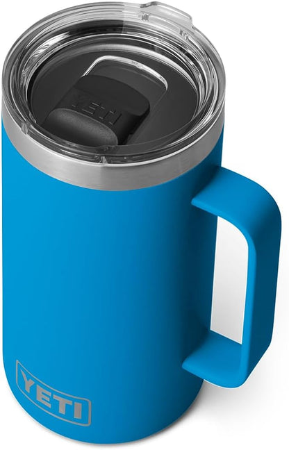YETI Rambler 24 oz Mug, Vacuum Insulated, Stainless Steel with MagSlider Lid by YETI