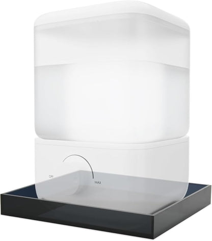 Acrylic Humidifiers Tray for LEVOIT Classic 160 Top-Fill Humidifiers 2.5L Tank, Leak-Proof Tray for Humidifier, Moisture-Proof TankFloor (Not Include Humidifier) (Transparent black, 2.5L) by Homakover