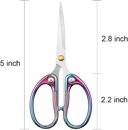5" All Stainless Steel Office Scissors, Ultra Sharp Blade Shears, Sturdy Sharp - Image 2