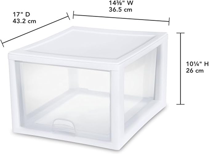 Sterilite 16-Pack 27 Quart Stacking Drawer, Accessories, Craft Supplies - Image 3
