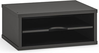 Ballucci File Organizer, 2-Tier Document Paper Sorter, Stackable Wood Desk - Image 9