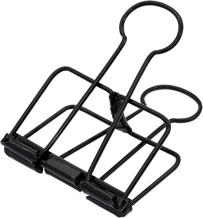 Extra Large Binder Clips 2 Inch, Clamps Black by zoohot