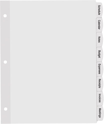 Avery Big Tab Printable White Label Dividers - Image 3
