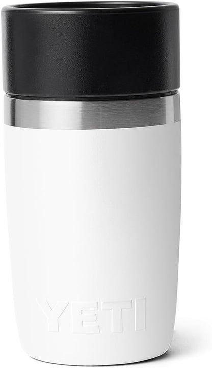 YETI Rambler 8 oz Travel Bottle, Stainless Steel, Vacuum Insulated with Leakproof Commuter Cap, White - Image 5