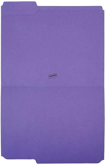 Staples Reinforced File Folders, Letter Size, 3‑Tab Design, Heavy‑Duty - Image 5