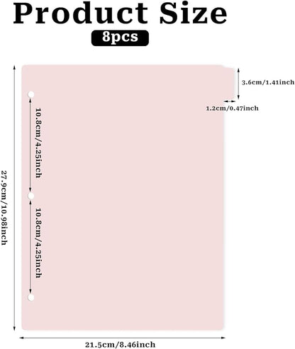 3 Ring Pink Binder Dividers - Image 2