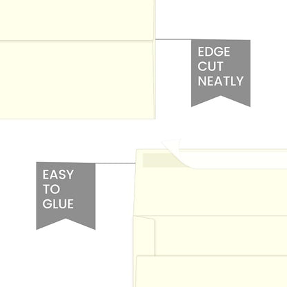 100 Packs 5x7 Cream Envelopes, A7 Envelopes - Image 3