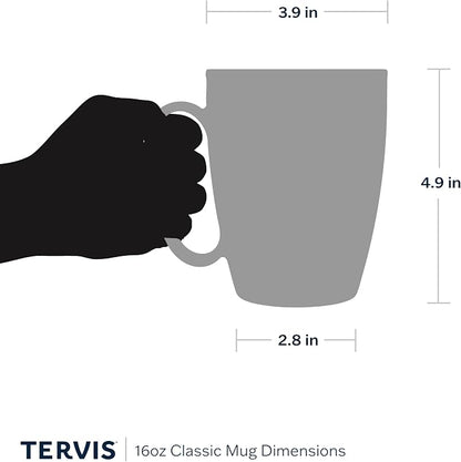 Tervis Tropical Animal Collection Made in USA Double Walled Insulated Tumbler Travel Cup Keeps Drinks Cold & Hot, 16oz Mug, Turtle - Image 5