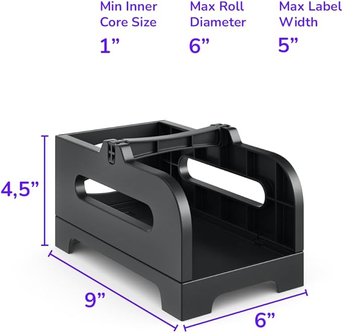 Rollo Thermal Label Holder for Rolls and Fan-Fold Labels - Image 2