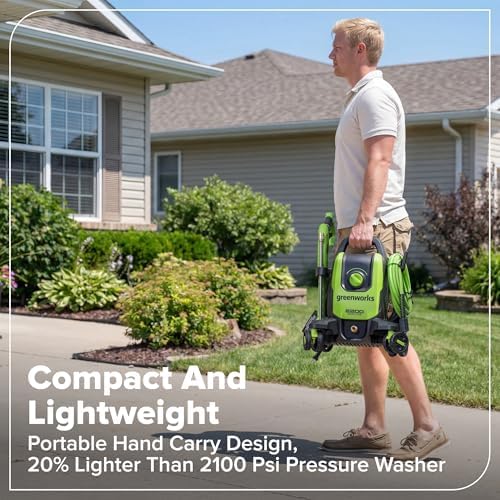 Greenworks 2200 PSI (1.2 GPM Max) Electric Pressure Washer - Image 5