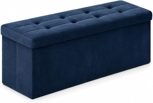 ALASDO 43 Inch Folding Storage Ottoman Bench by ALASDO