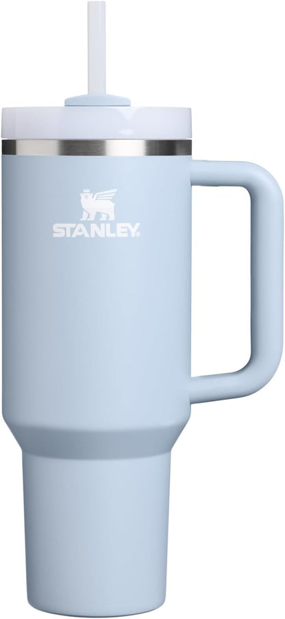 STANLEY Quencher H2.0 Flow State Tumbler, 40 oz, Blue Dream Stone | Handle and Straw | 3-Position Lid | Cup Holder Compatible for Travel | Insulated Stainless Steel Cup | BPA-Free by Unknown