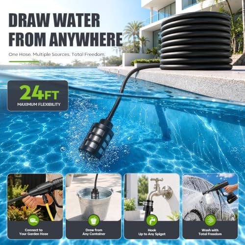 Cordless Pressure Washer, 1200 PSI Portable Handheld Power Washer - Image 5