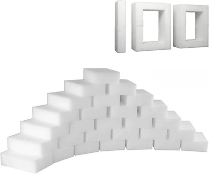 Magic Sponge Eraser 100 Pack, GRS Certified Melamine Sponge | No Scratch & by ISDGER