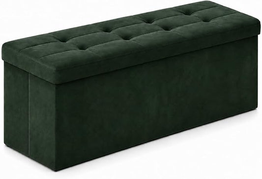 ALASDO 43 Inch Folding Storage Ottoman Bench by ALASDO