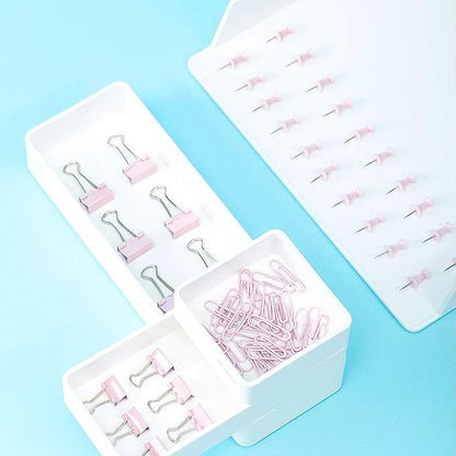 Paper Binder and Clips Set, Metal Assorted Sized Binders - Image 5