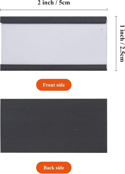 C Channel Magentic Label Holders 1x2 Inch - Image 4