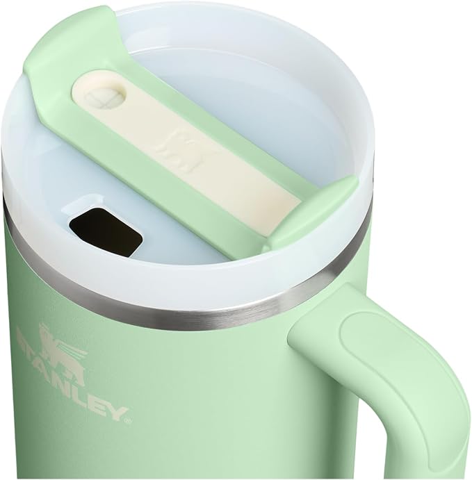 STANLEY Quencher H2.0 Tumbler with Handle and Straw 40 oz | Flowstate 3-Position Lid | Cup Holder Compatible for Travel | Insulated Stainless Steel Cup | BPA-Free | Pistachio - Image 2