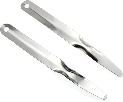 E-outstanding 2PCS Stainless Steel Flat Staplers Puller, Staple Remover Tools - Image 3