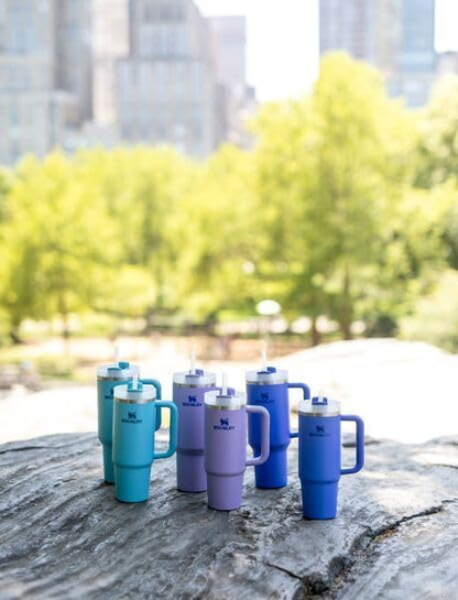 STANLEY Quencher H2.0 Flow State Tumbler, 30 oz, Iris | Handle and Straw | 3-Position Lid | Cup Holder Compatible for Travel | Insulated Stainless Steel Cup | BPA-Free - Image 6