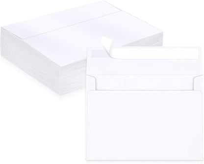 50 Pack A7 Envelopes, 5.24 x 7.24 in Christmas Envelopes by LIKAJON