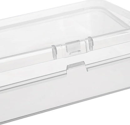JUXYES 4 Pack Small Plastic Storage Containers Box - Image 9