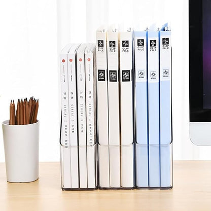 WRINGKIT 4 Pack Clear Magazine Holder, File Magazine Rack - Image 5