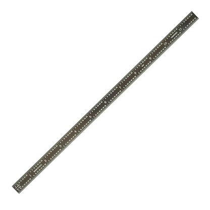 PEC Tools 12" Flexible Metal Ruler, Stainless Steel by PECTools