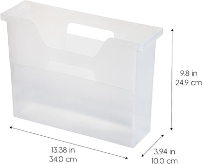 IRIS USA Small Portable Desktop File Box - Image 2