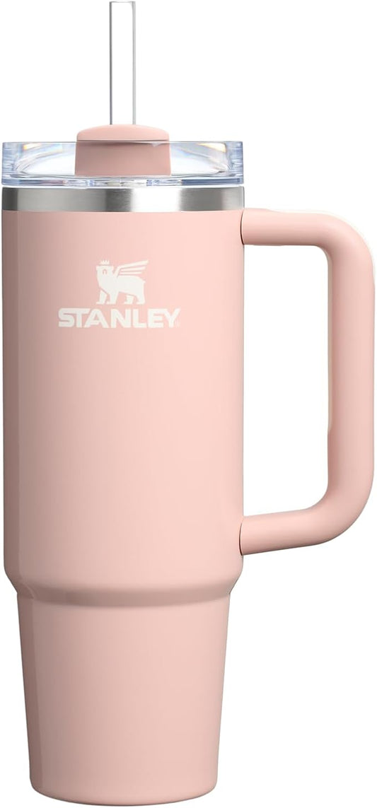 STANLEY Quencher H2.0 Flow State Tumbler, 30 oz, Peach Whip Gloss | Handle and Straw | 3-Position Lid | Cup Holder Compatible for Travel | Insulated Stainless Steel Cup | BPA-Free by Unknown