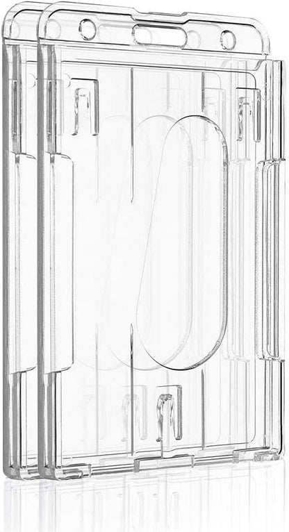 Pawfly 2 Pack Vertical 2-Card Badge Holders by Pawfly