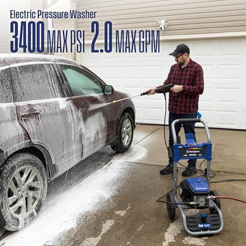 Westinghouse WPX3400e Electric Pressure Washer, 3400 Max PSI and 2.0 Max GPM, Brushless Motor, Onboard Soap Tank, Spray Gun and Wand, 5 Nozzle Set, for Cars/Fences/Driveways/Homes/Patios/Furniture - Image 2