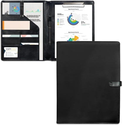 Personalized Padfolio with Logo Photo Name, Custom Business Portfolio Folder by LMPTOEI