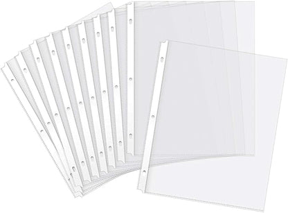 Heavy Duty Sheet Protectors for 3 Ring Binder, Top Loading Plastic Sleeves 8.5 - Image 7