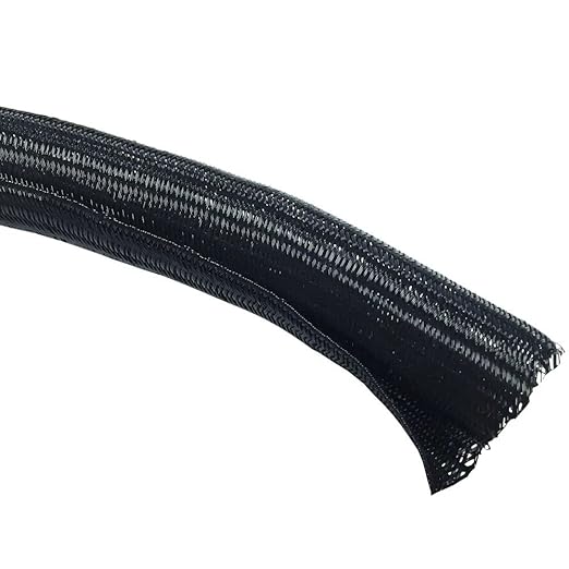 Electriduct 1" Hook Self Closing Sleeve Braid Wrap Around Sleeving Flame by Electriduct