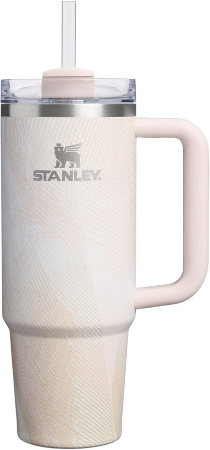 STANLEY Quencher H2.0 Flow State Tumbler, 30 oz, Sahara Plume | Handle and Straw | 3-Position Lid | Cup Holder Compatible for Travel | Insulated Stainless Steel Cup | BPA-Free by Unknown