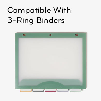 U Brands Poly 5-Tab Three Ring Binder Dividers - Image 6