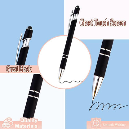 PASISIBICK 12-Piece Black Ballpoint Pen - Image 4