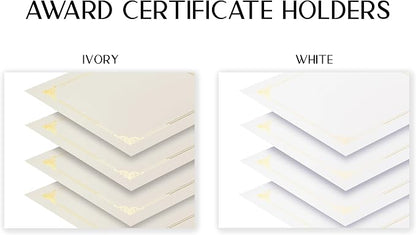 25 Pack Ivory Certificate Holders, Diploma Holders, Document Covers - Image 6