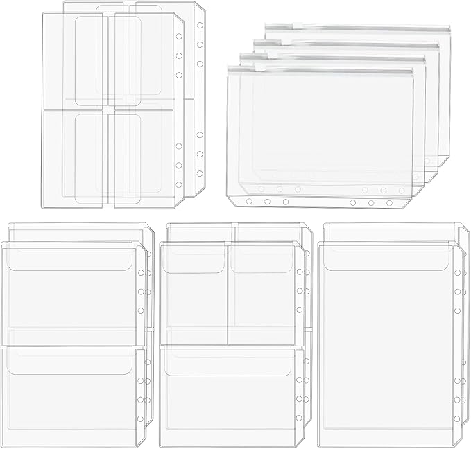 Premium Clear Binder Zipper Folders by salbsever
