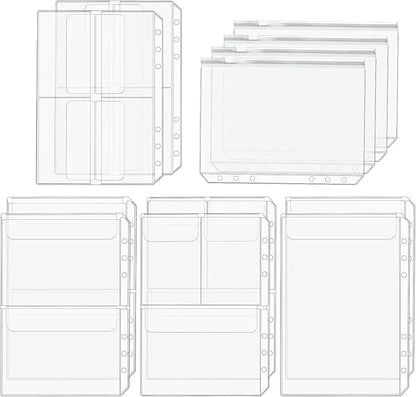 Premium Clear Binder Zipper Folders by salbsever