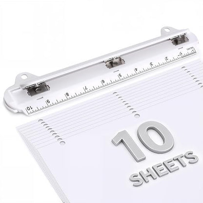 3 Hole Punch Portable Binder Punch by Eagle