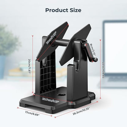 MUNBYN External Rolls Label Holder | 2 in 1 Fan-Fold Stack Paper Holder - Image 6