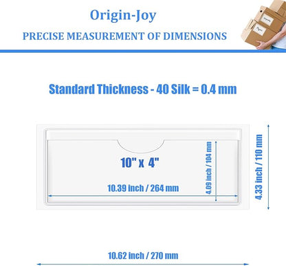 Origin-Joy 60 PCS Self Adhesive Index Card Pockets - Image 2