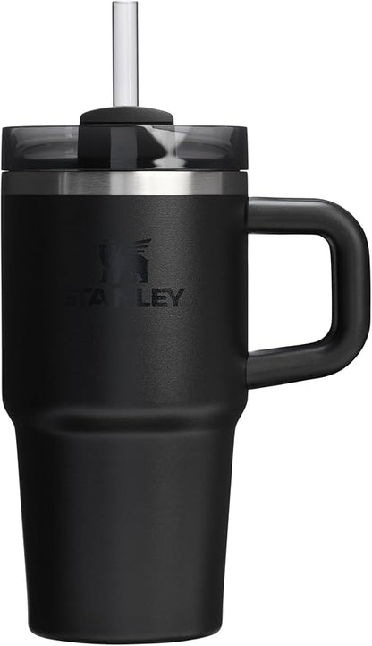 STANLEY Quencher H2.0 Flow State Tumbler, 20 oz, Black 2.0 | Handle and Straw | 3-Position Lid | Cup Holder Compatible for Travel | Insulated Stainless Steel Cup | BPA-Free by Unknown