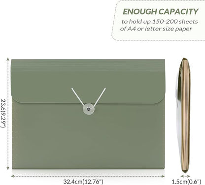 SKYDUE Accordion File Organizer, Expanding File Folder - Image 3