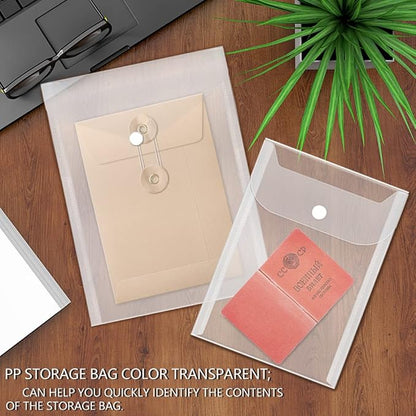 Vmiapxo 40 Pack Stamp and Die Storage Pockets, Reusable Small Plastic Envelopes - Image 7