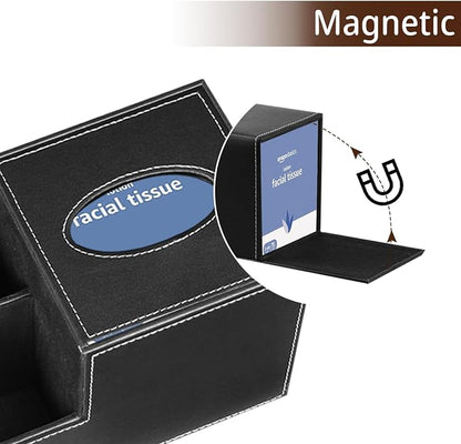 PU Leather Square Tissue Box Cover - Image 4