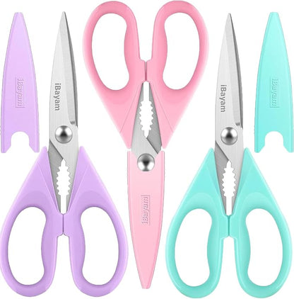 iBayam Kitchen Shears, Stainless Steel Scissors by iBayamDirect